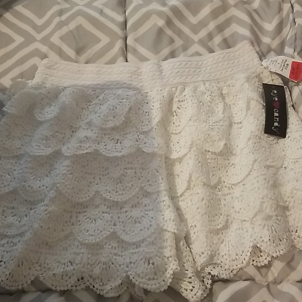 White Shorts